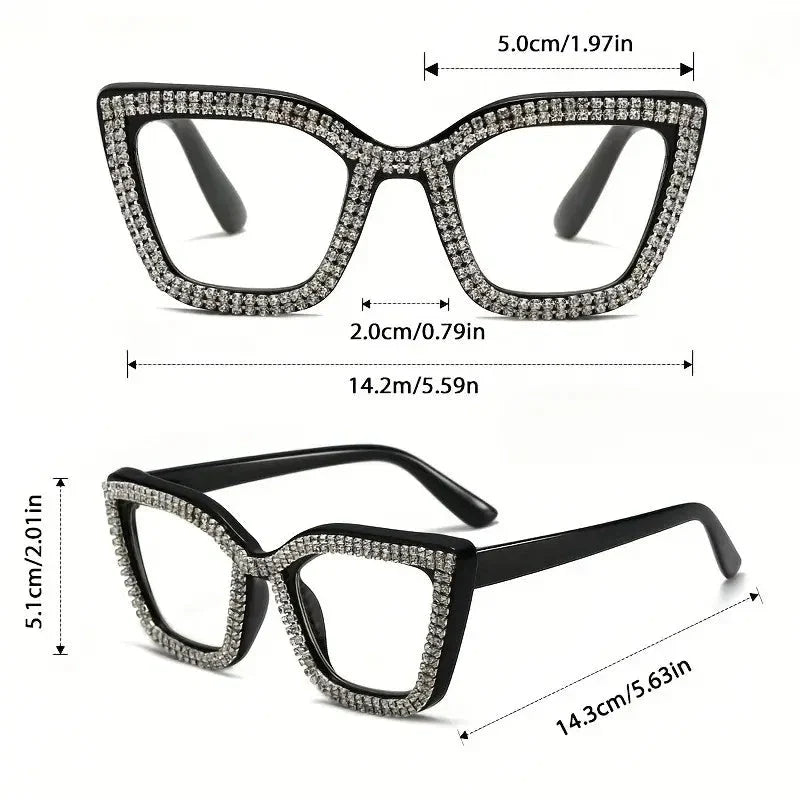 🕶️Cat-eye reading glasses with blue light protection