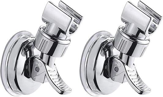 Adjustable Shower Head Holder - Removable Shower Head Holder with Suction Cup - No Drilling Shower Head Holder