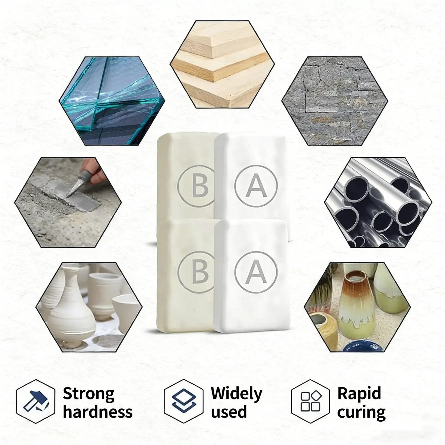 Steel-reinforced epoxy putty – durable repair for metal, wood and concrete