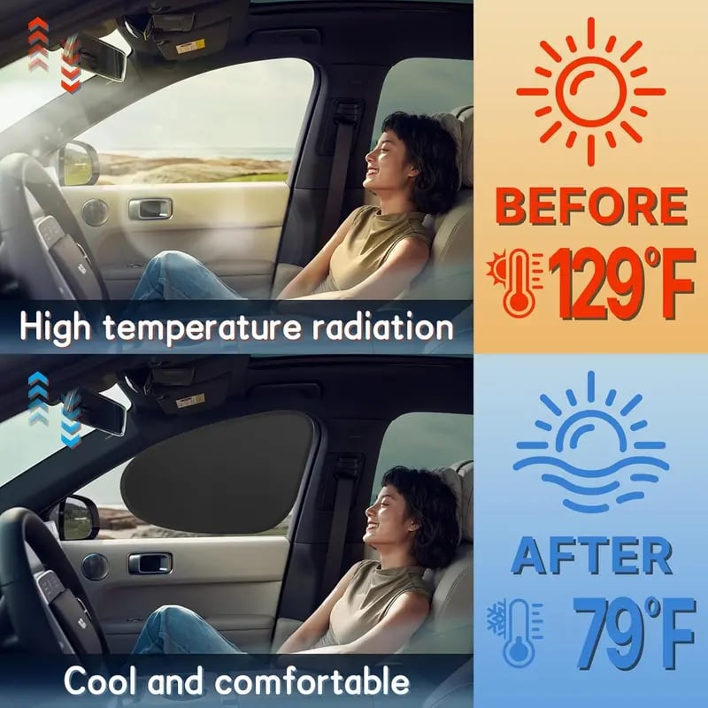 📢⏰Universal static sunshade for the side window