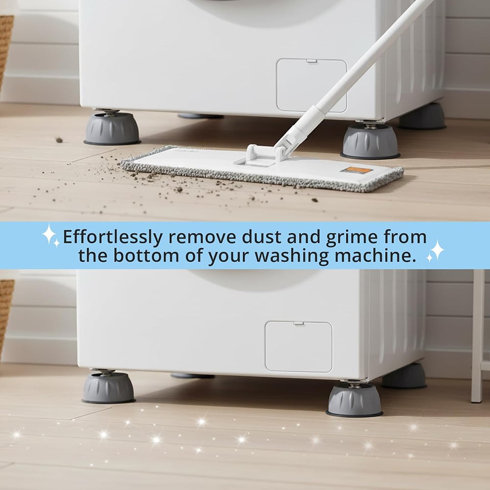 🏠 Vibration-damping pads for washing machine (4 pcs)