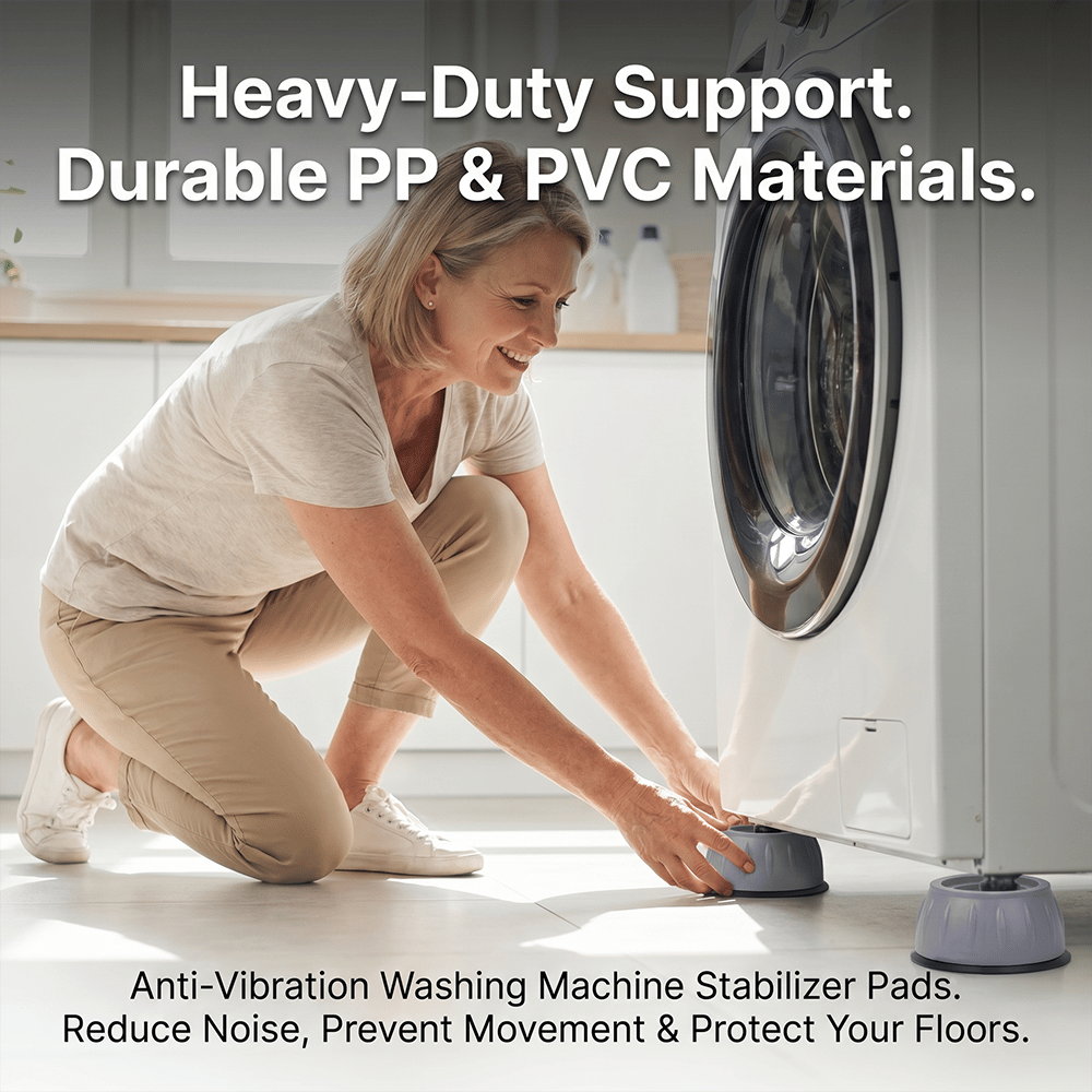 🏠 Vibration-damping pads for washing machine (4 pcs)