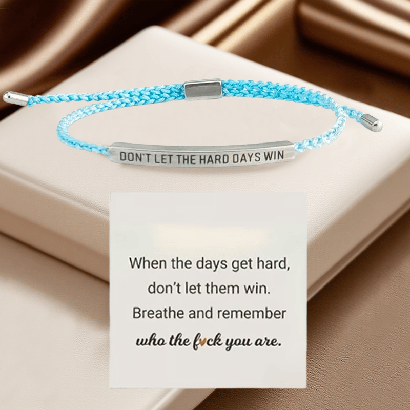 💖Inspirational Bracelet – A Meaningful Reminder To Stay Strong & Keep Going(Buy 2 Free Shipping)