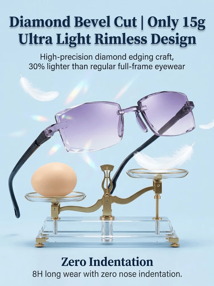 [Regain Your Youthful Vision] Smart Diamond‐Cut Reading Glasses 🔍