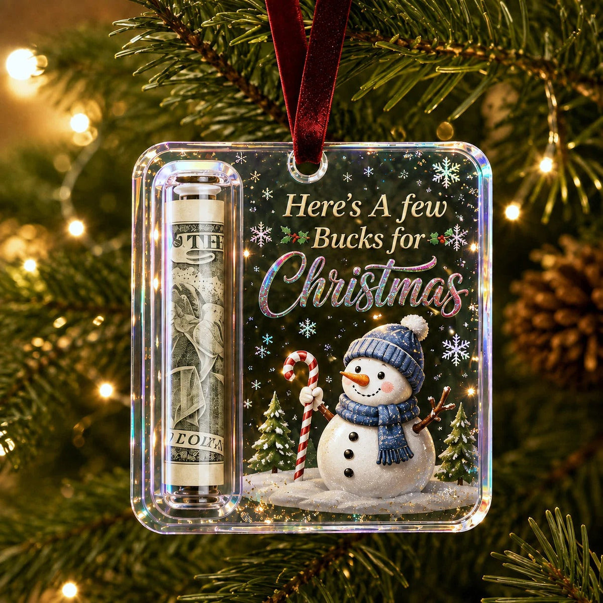 💵🎄 Christmas present money holder – Turn your money into a Christmas surprise