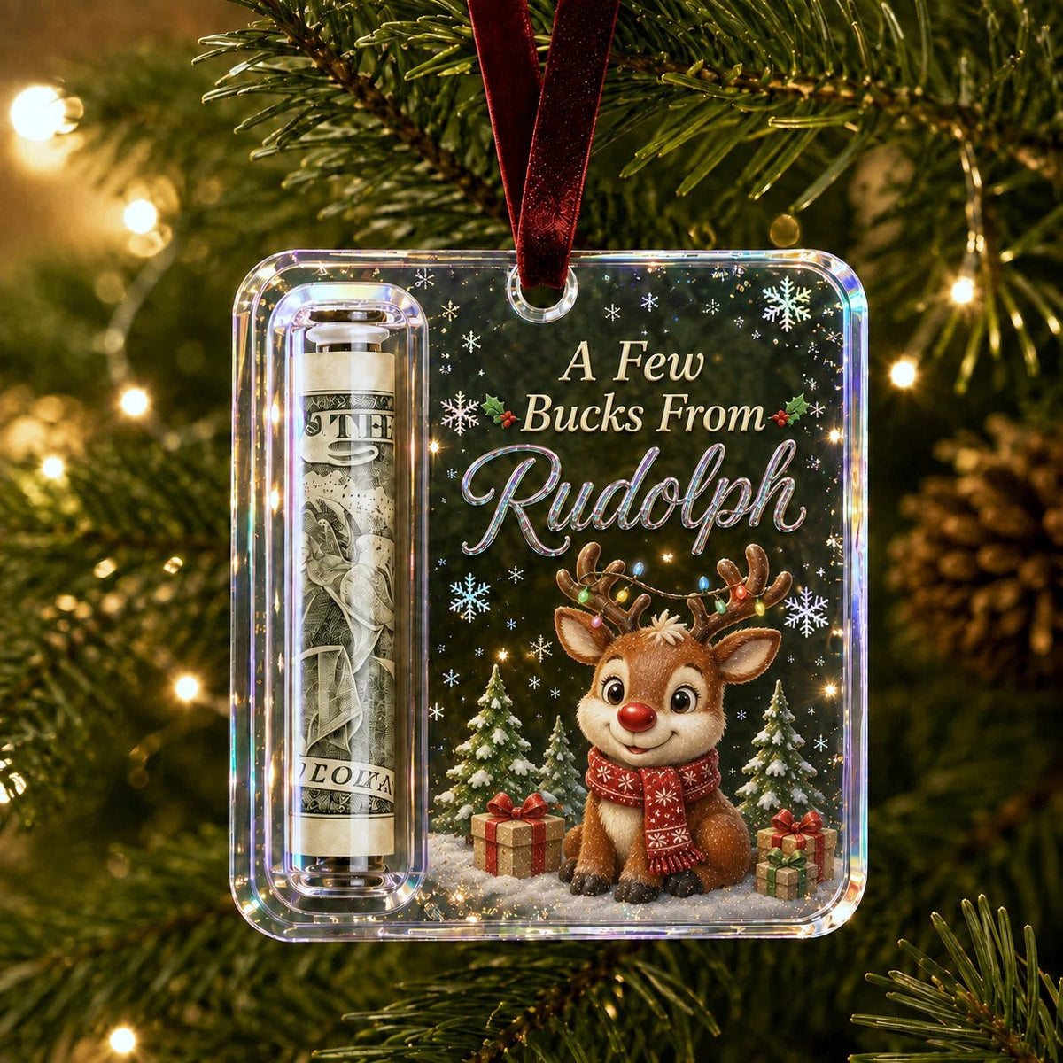 💵🎄 Christmas present money holder – Turn your money into a Christmas surprise