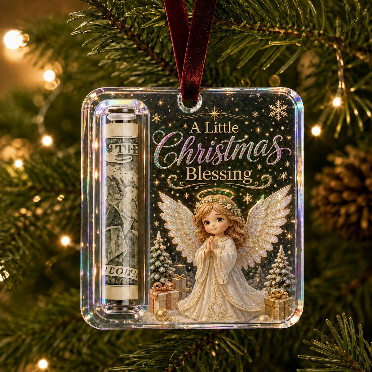 💵🎄 Christmas present money holder – Turn your money into a Christmas surprise