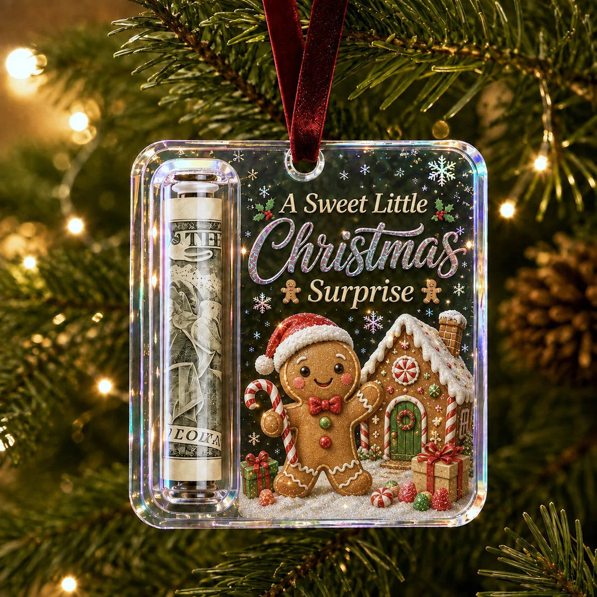 💵🎄 Christmas present money holder – Turn your money into a Christmas surprise
