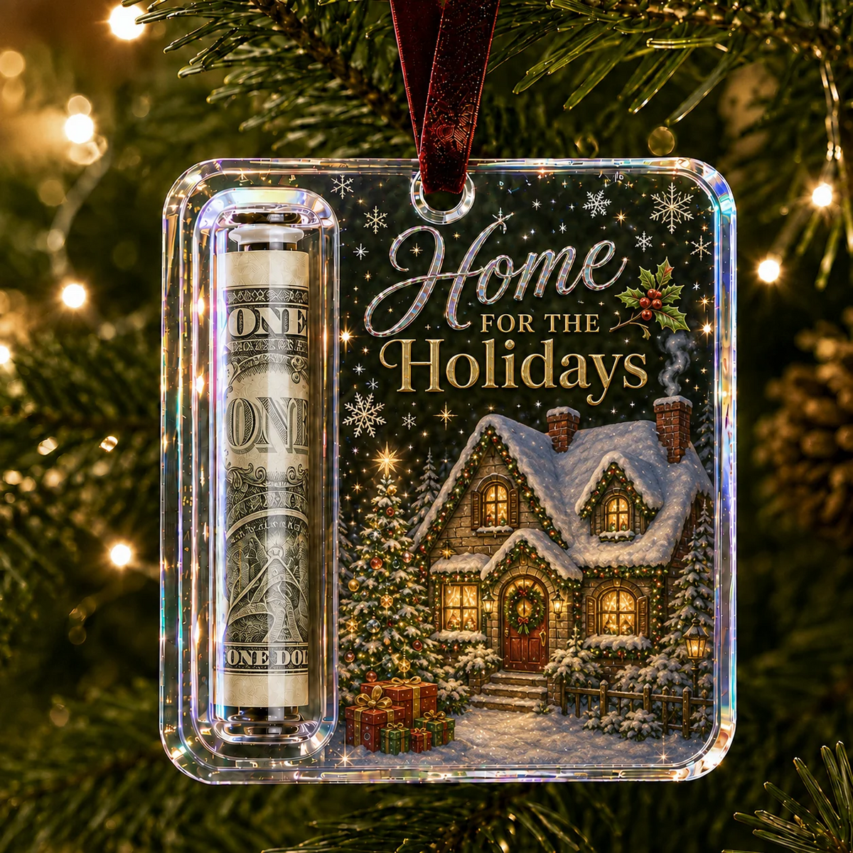 💵🎄 Christmas present money holder – Turn your money into a Christmas surprise