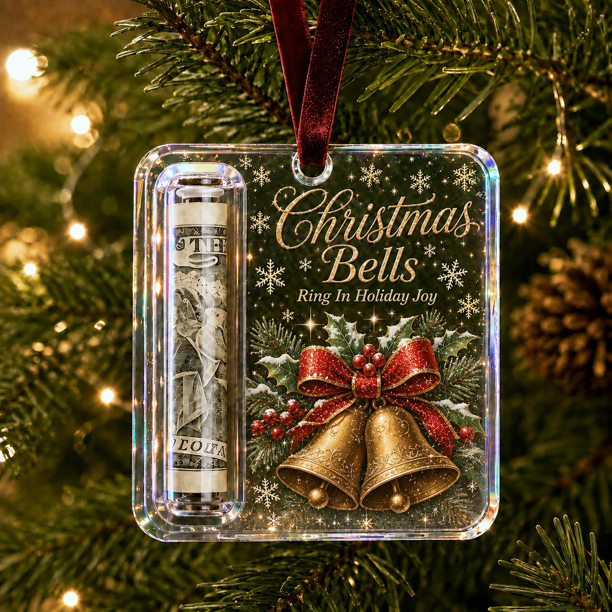 💵🎄 Christmas present money holder – Turn your money into a Christmas surprise