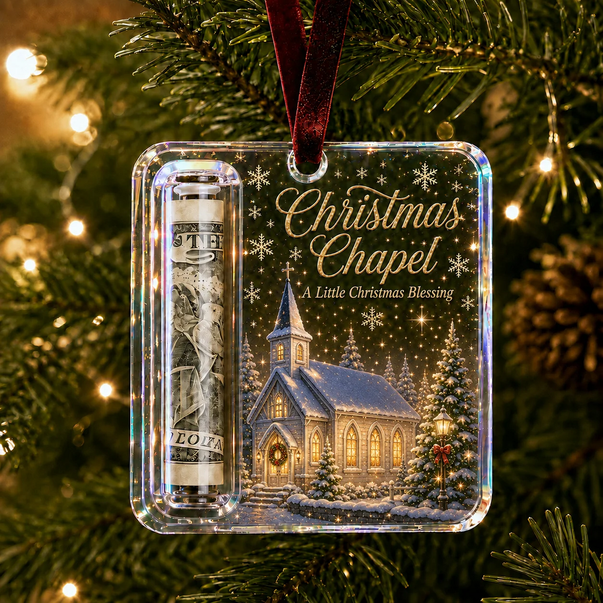 💵🎄 Christmas present money holder – Turn your money into a Christmas surprise