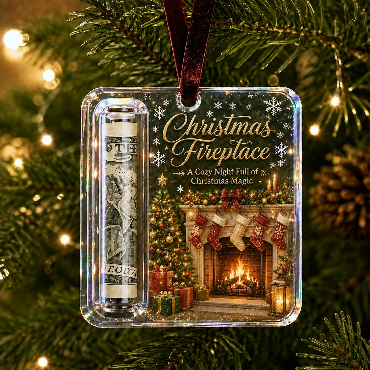 💵🎄 Christmas present money holder – Turn your money into a Christmas surprise