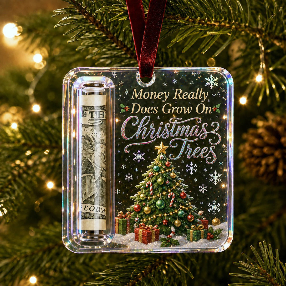 💵🎄 Christmas present money holder – Turn your money into a Christmas surprise