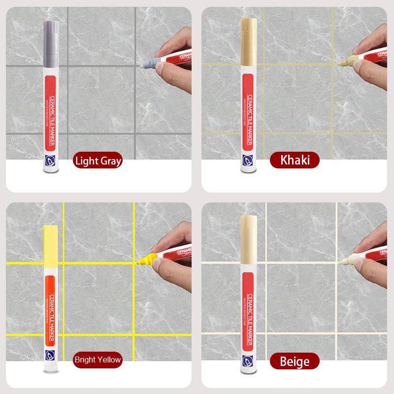 ✏️Mold-resistant and waterproof grout pen for ceramic tiles