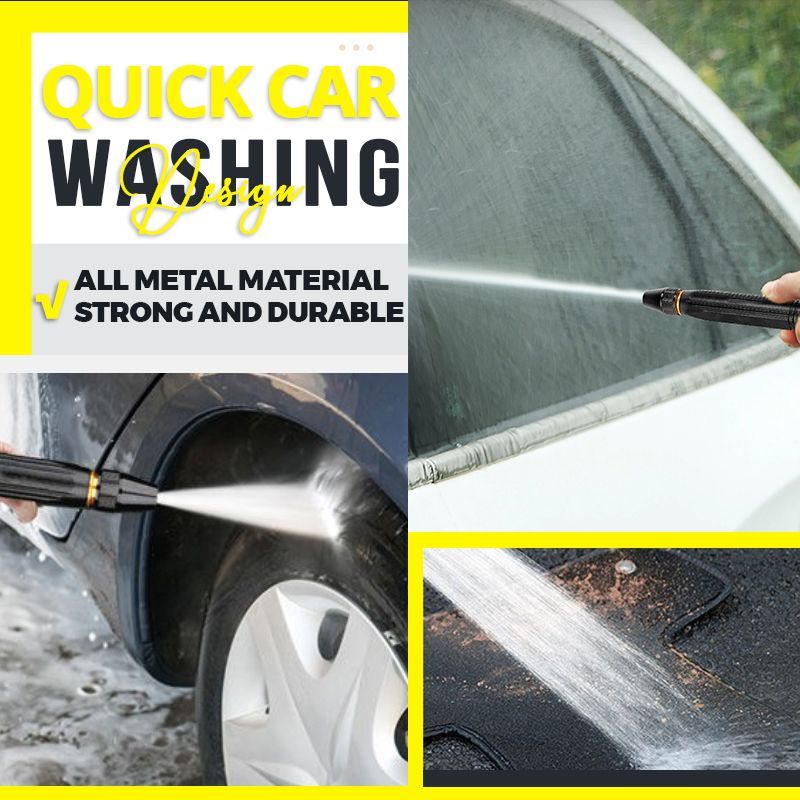 🚿 Nur für kurze Zeit 50 % Rabatt! 💧 Hochdruckreiniger – ideal für Autowäsche und Gartenarbeit, 10-mal stärkerer Druck, mehrere einstellbare Modi ⚡
