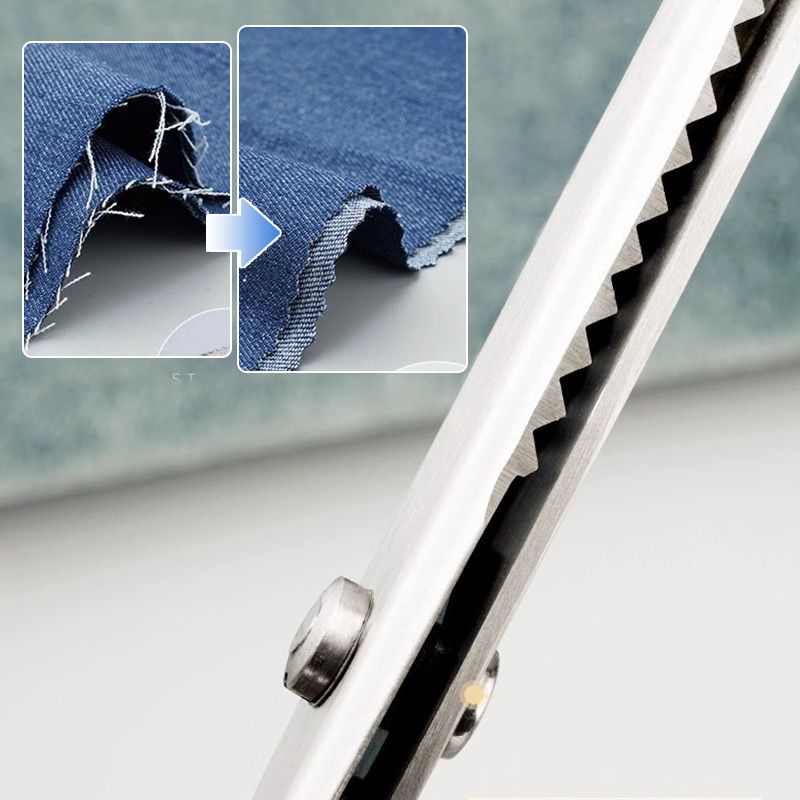 ✂️🧵Multi-functional stainless steel triangular serrated scissors