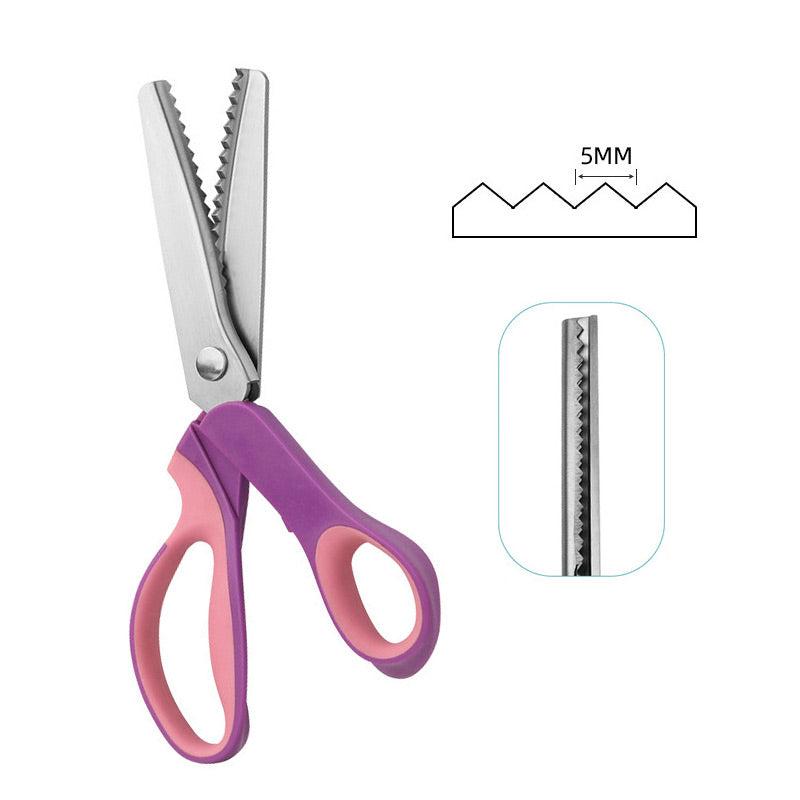 ✂️🧵Multi-functional stainless steel triangular serrated scissors