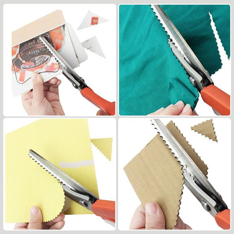 ✂️🧵Multi-functional stainless steel triangular serrated scissors