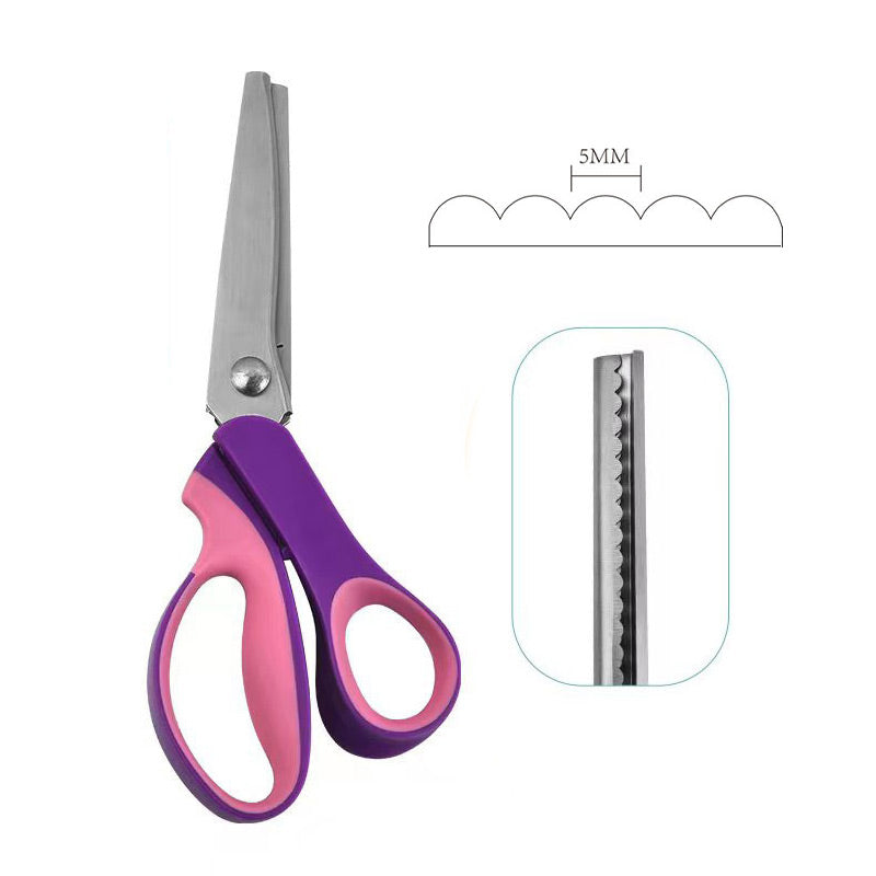 ✂️🧵Multi-functional stainless steel triangular serrated scissors