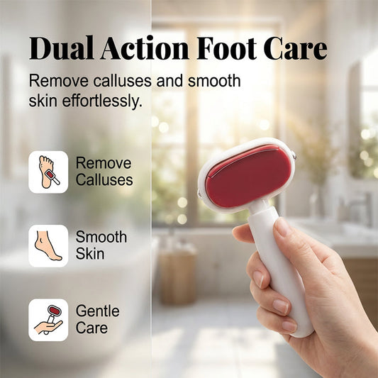 🏆Final Clearance Sale – Save 49% 🔥 Double-sided foot scrubber, removes calluses