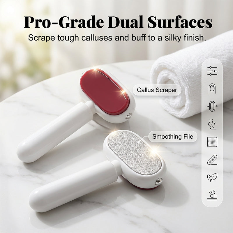 🏆Final Clearance Sale – Save 49% 🔥 Double-sided foot scrubber, removes calluses