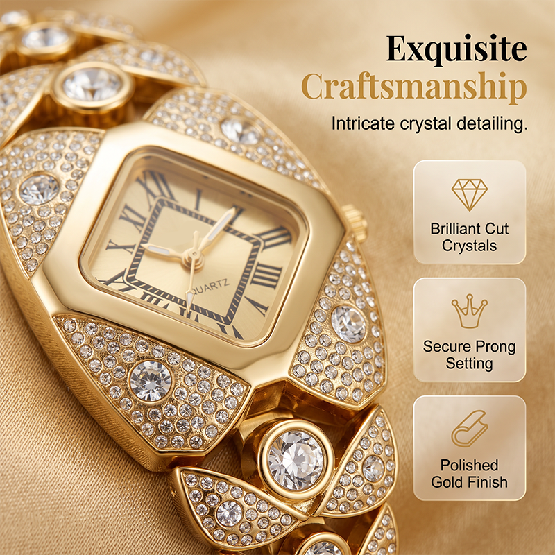 📢⏰50% off!! 💎Elegant women’s quartz watch with a bracelet strap