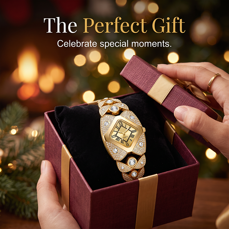 📢⏰50% off!! 💎Elegant women’s quartz watch with a bracelet strap