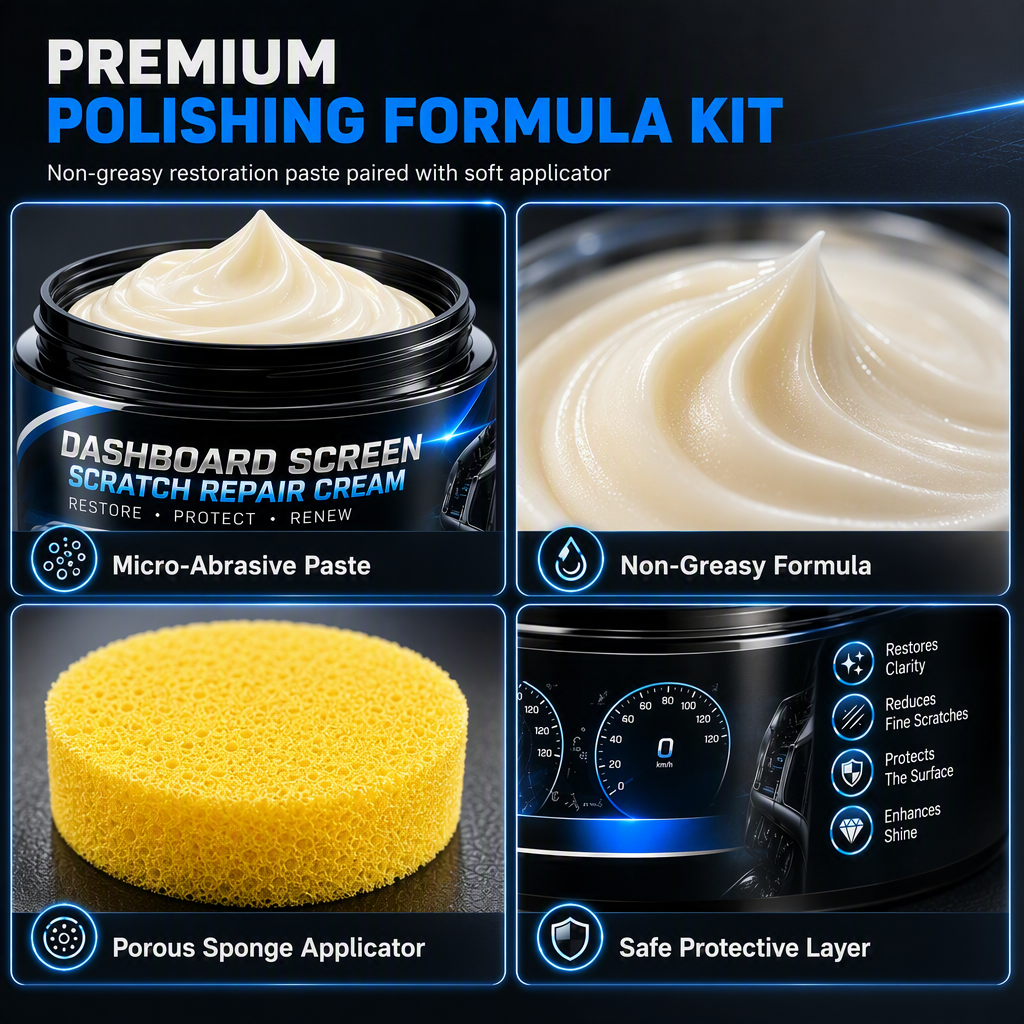 🚗Car Dashboard & Center Console Scratch Repair Cream