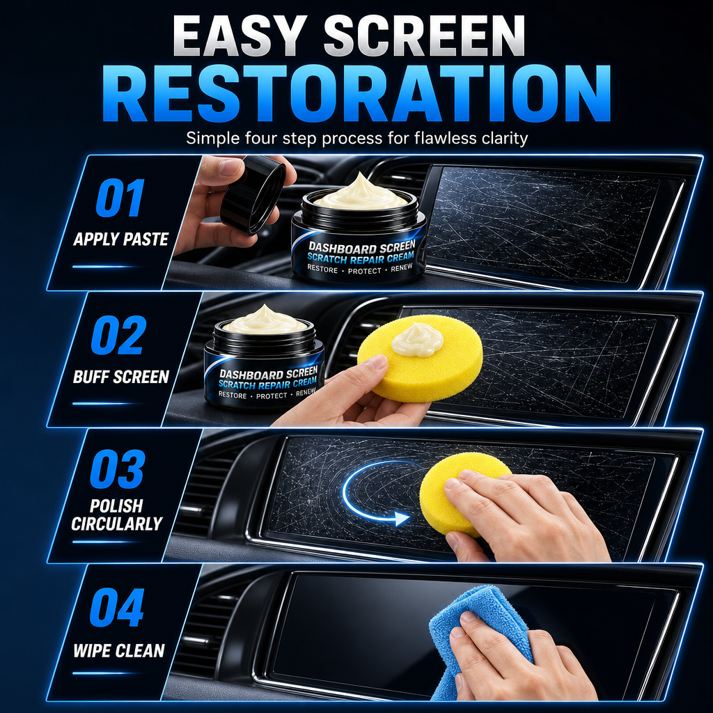 🚗Car Dashboard & Center Console Scratch Repair Cream