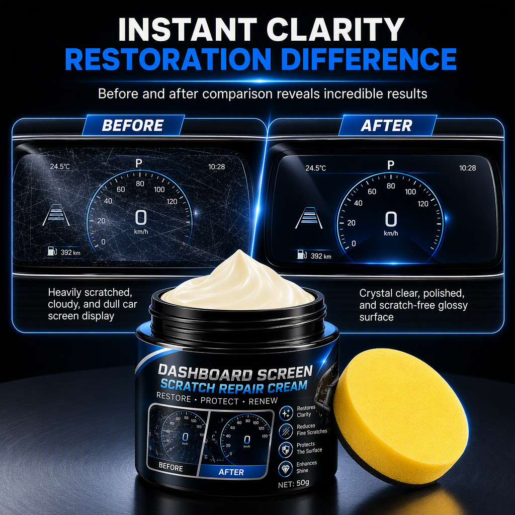 🚗Car Dashboard & Center Console Scratch Repair Cream