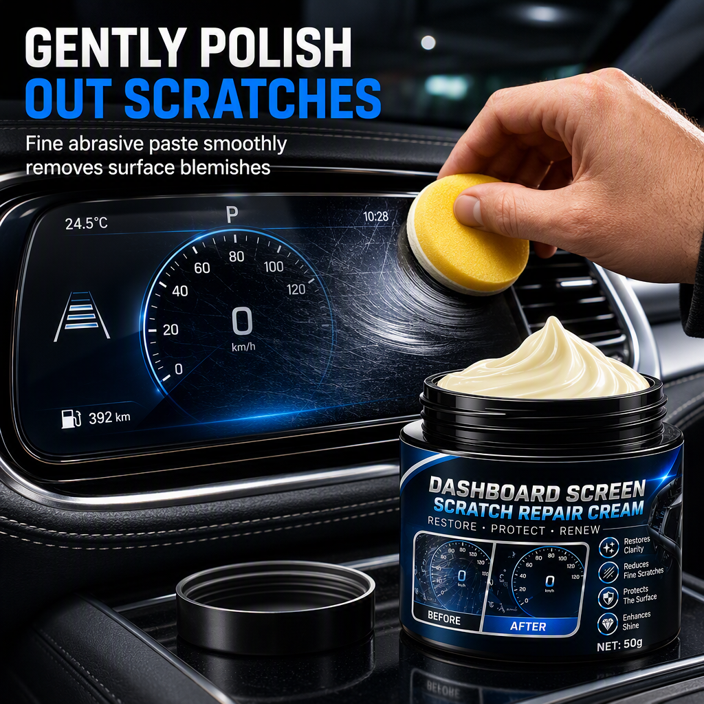 🚗Car Dashboard & Center Console Scratch Repair Cream