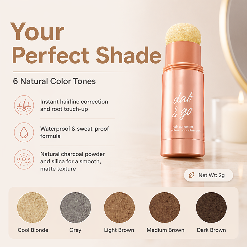 🏆 Last Day Special Price £9.99!!✨Instant Hair Shadow Powder Stick with Sponge Applicator🌸